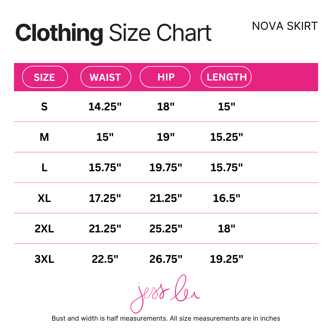 Nova Denim Skirt- Red