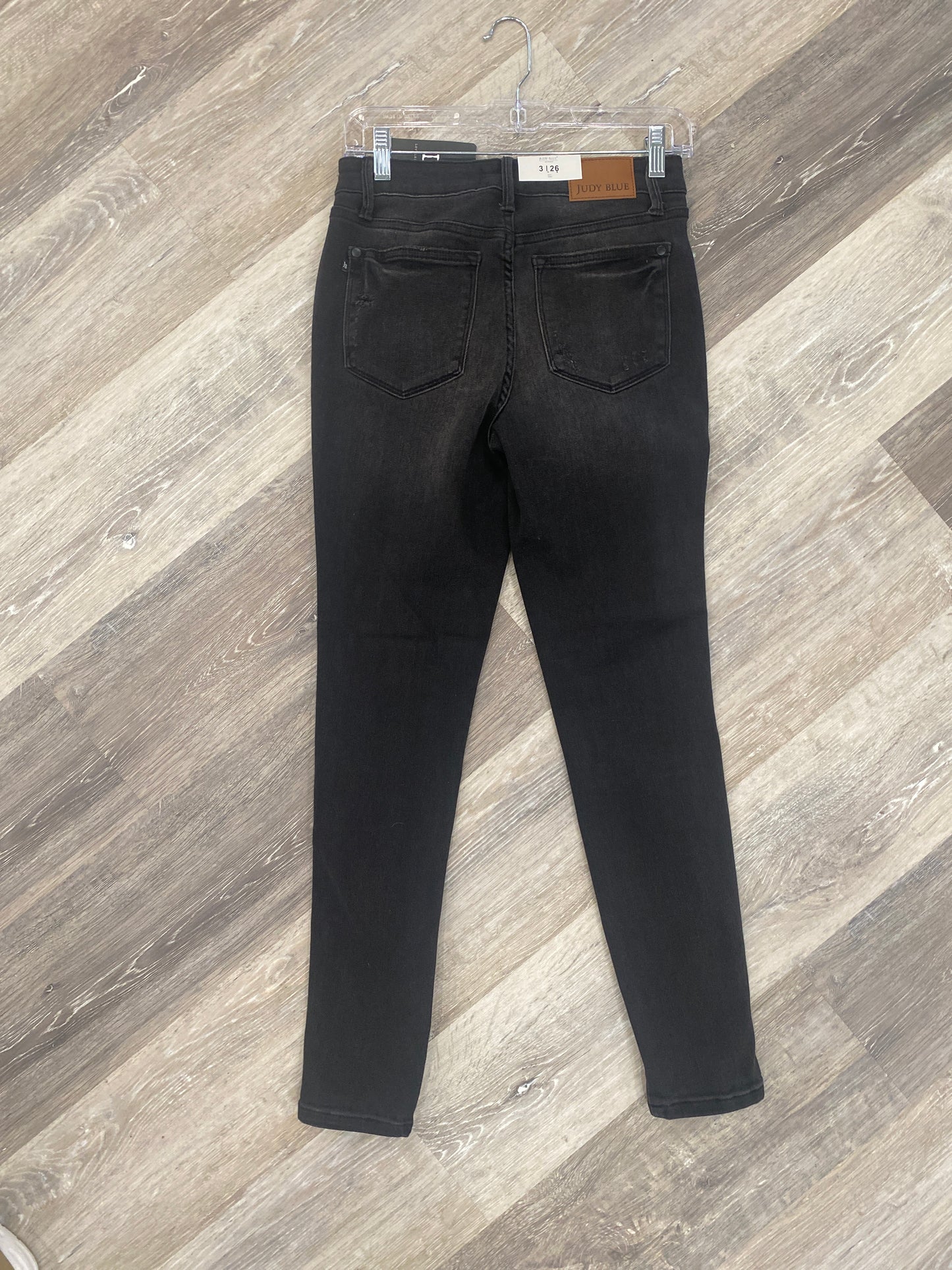 Judy Blue Mid Rise Tummy Control Faded Skinny Jeans