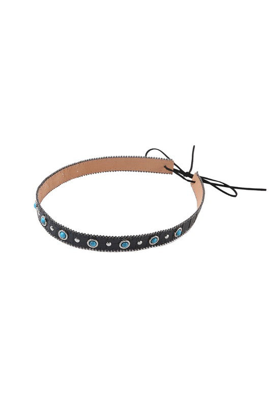 Turquoise Cowboy Hat Brim Band