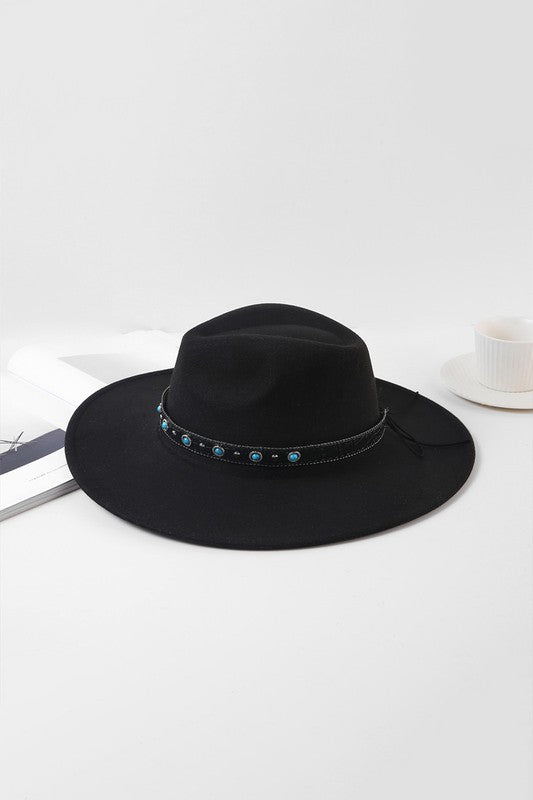 Turquoise Cowboy Hat Brim Band