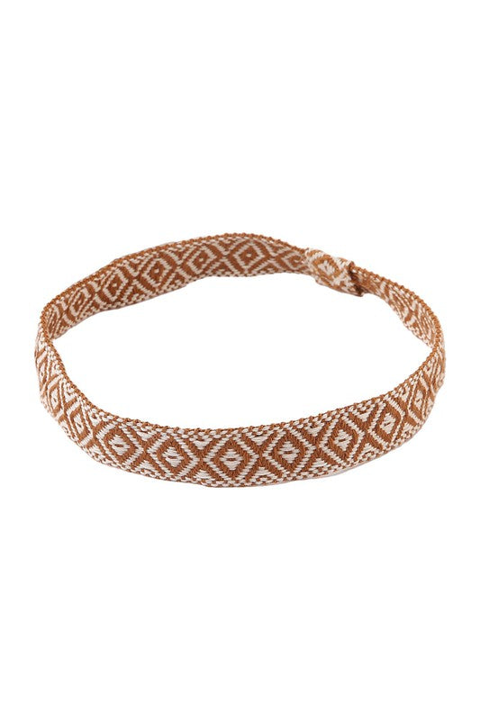 Aztec Triangular Hat Brim Band