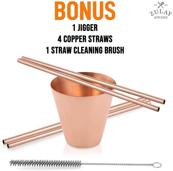 Moscow Mule Copper Mug Set