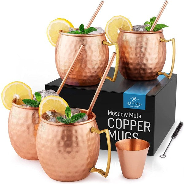 Moscow Mule Copper Mug Set