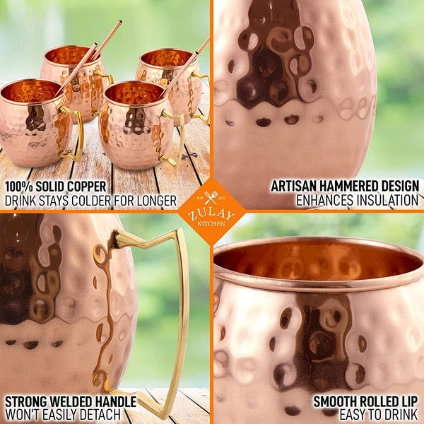 Moscow Mule Copper Mug Set