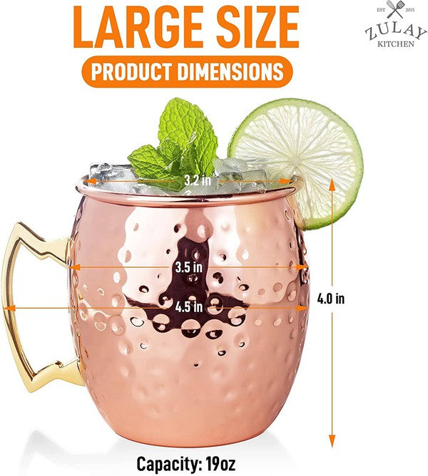 Moscow Mule Copper Mug Set