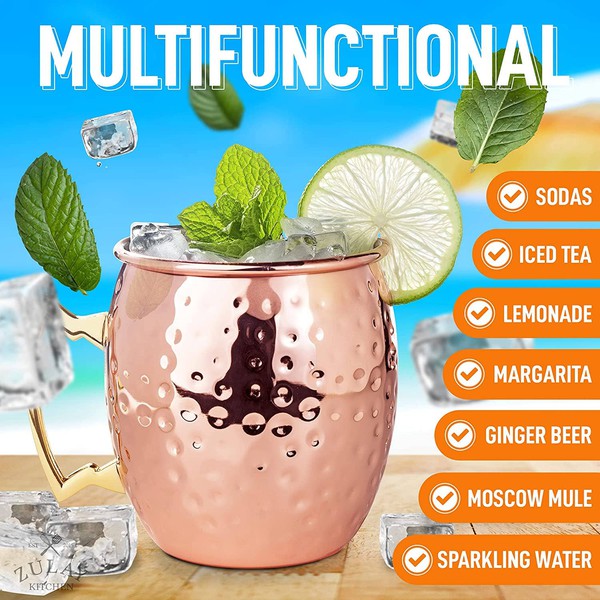 Moscow Mule Copper Mug Set