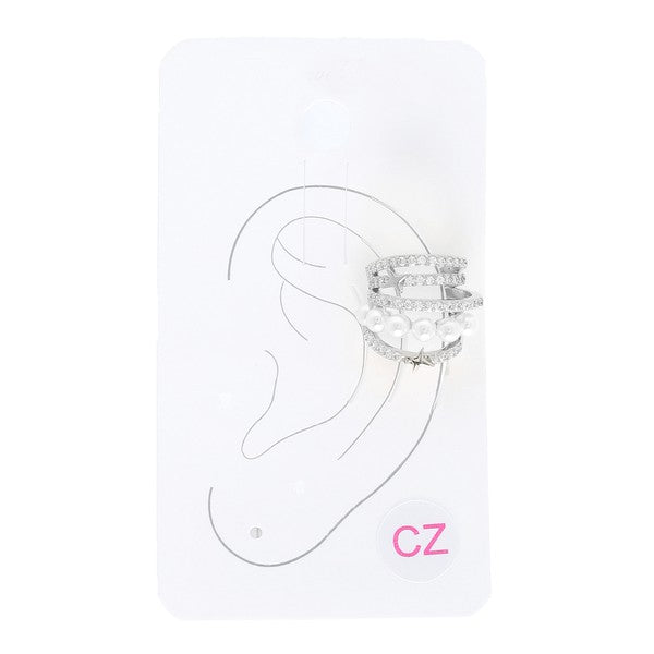 Five Row Ear Cuff Earrings