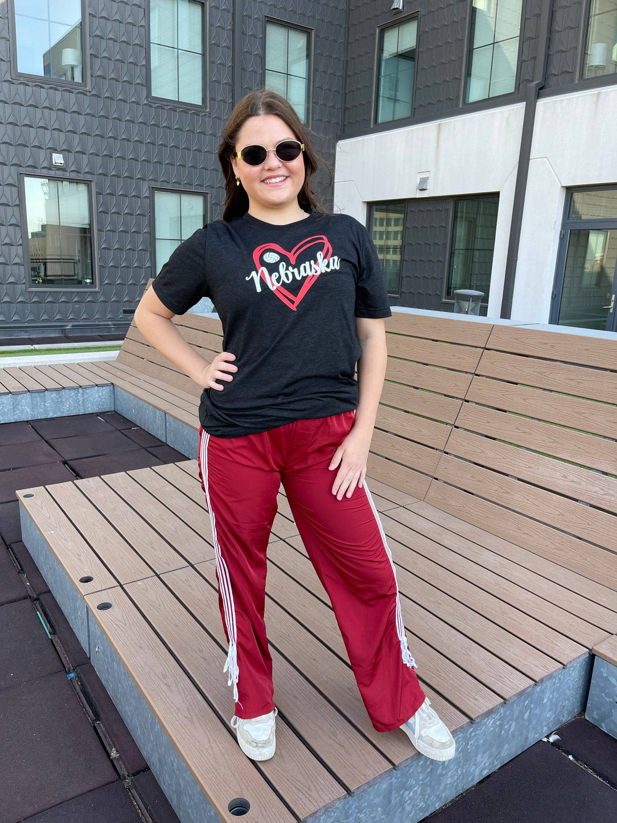 Nebraska Volleyball Tee