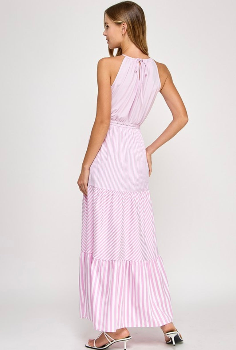 Striped Maxi Dress