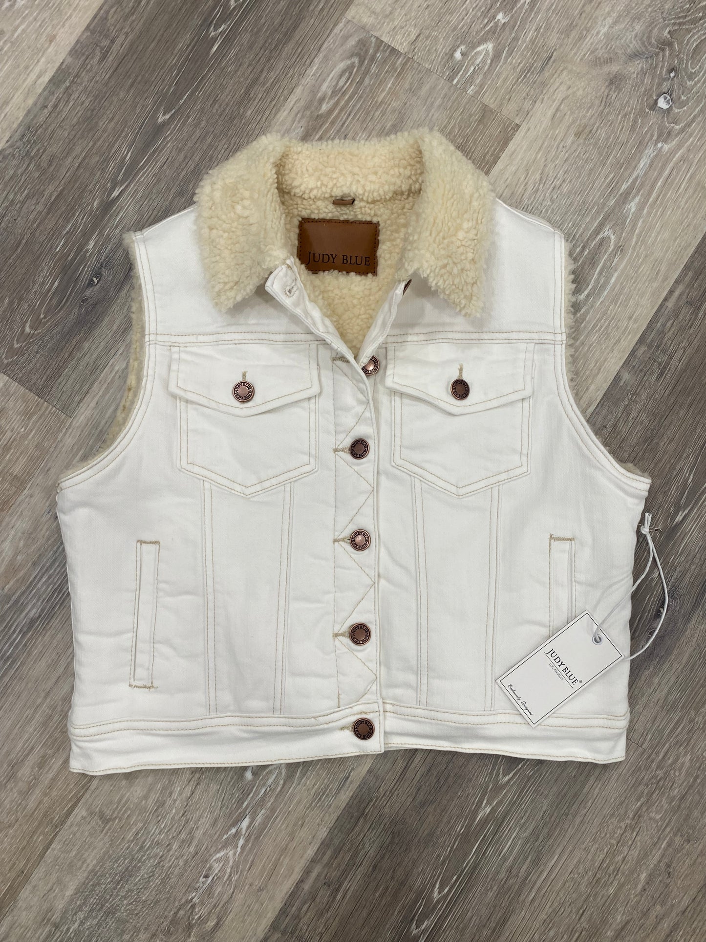 Judy Blue Shearling Lined Vest
