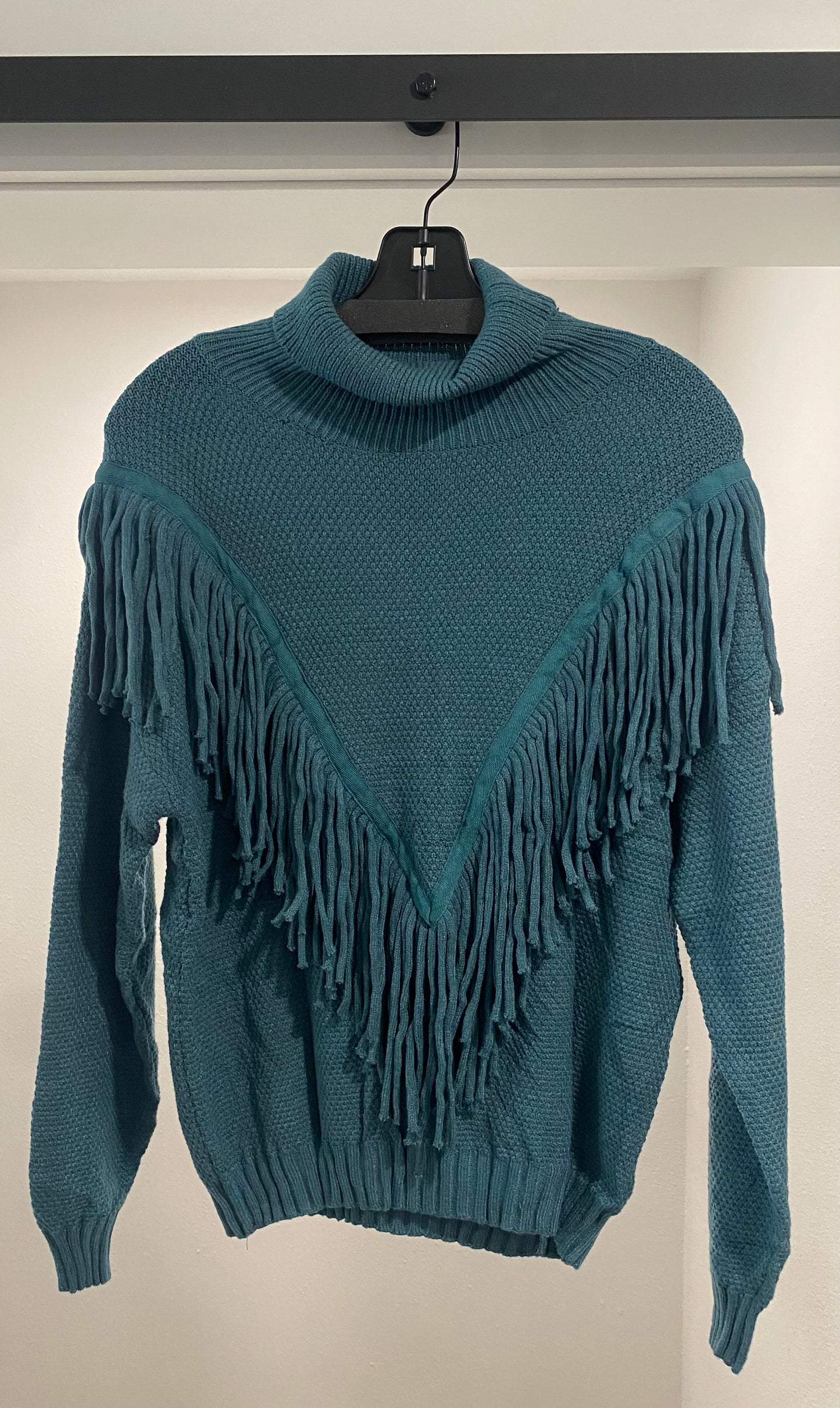 Fringe Turtle Neck Sweater
