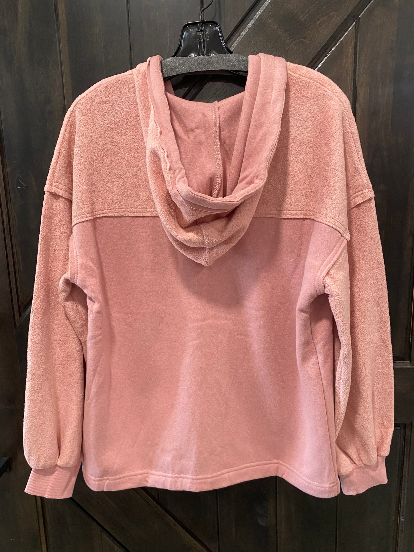 Pocket Drawstring Hood Zip Up Jacket