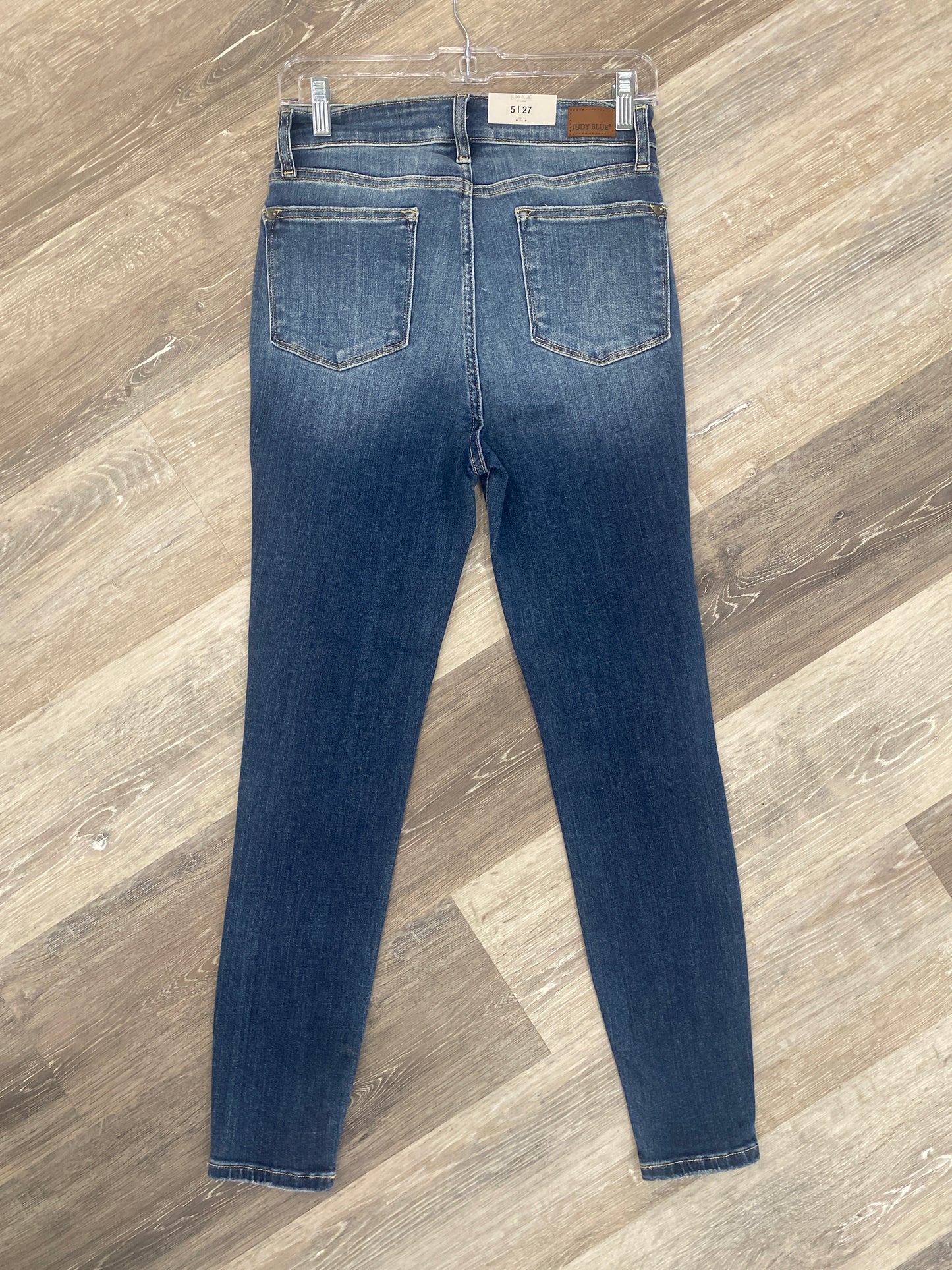 Judy Blue High Rise Button Fly Skinny Jeans