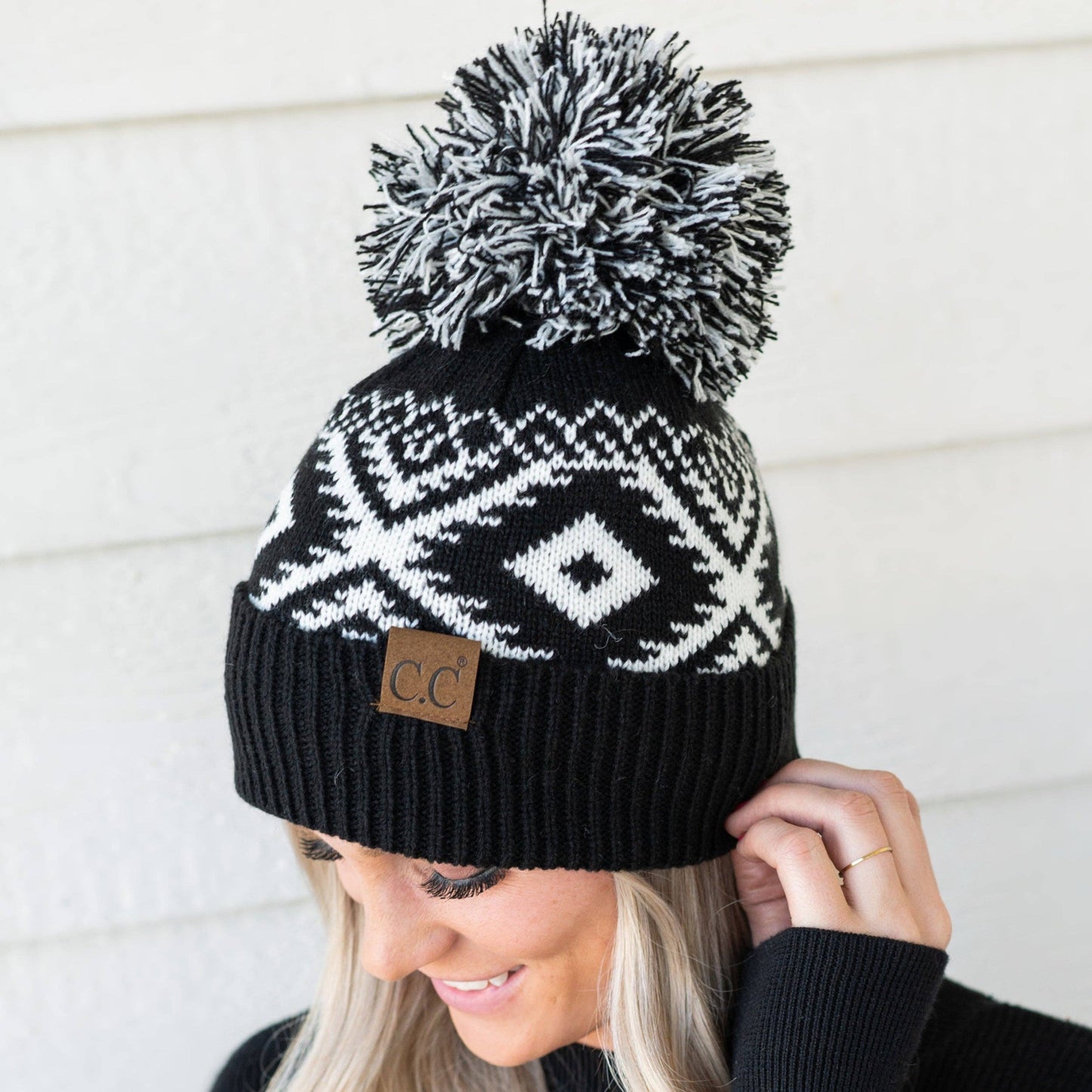 CC Aztec Print Beanie