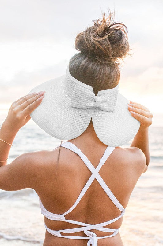 Foldable Open Straw Sun Hat
