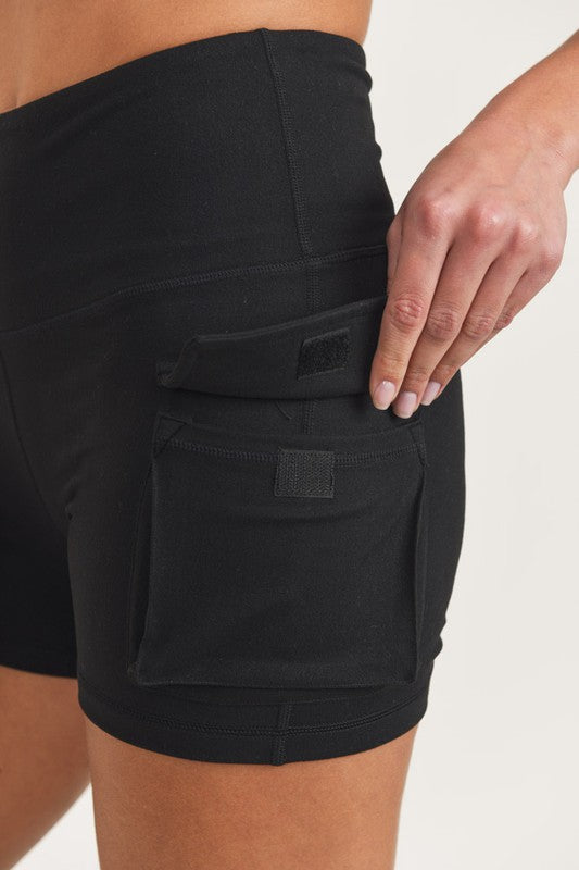 Mono B Cargo Utility Hybrid Highwaist Shorts