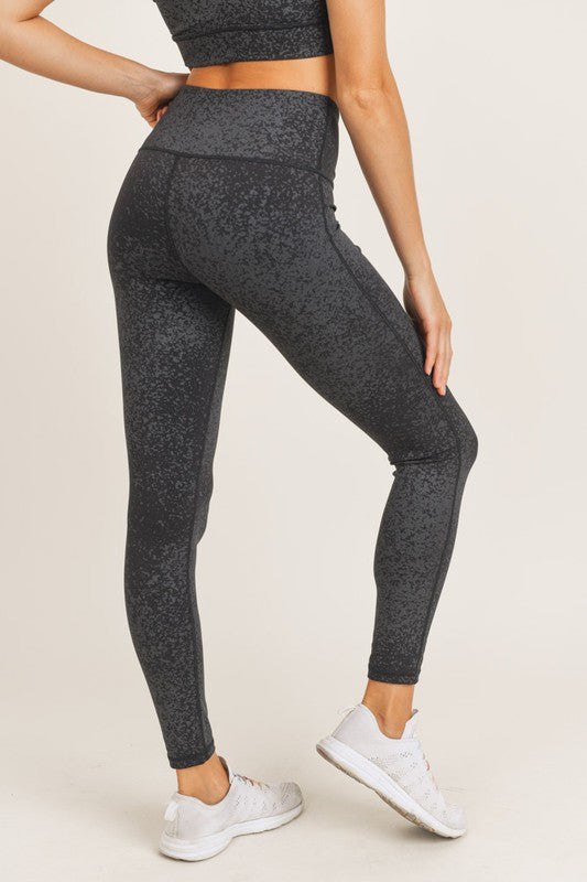 Mono B Flake Foil Highwaist Leggings