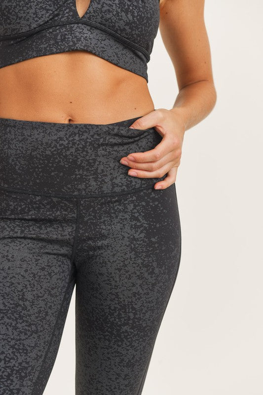Mono B Flake Foil Highwaist Leggings