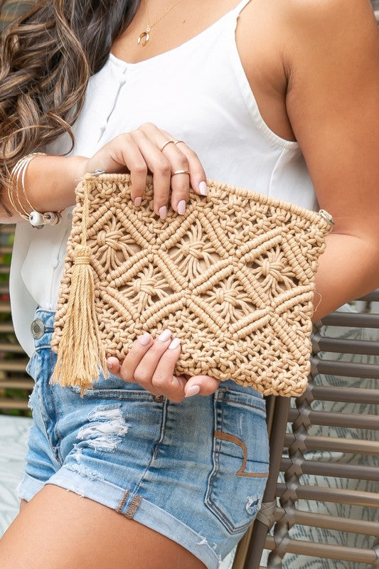 Macrame Woven Design Bag