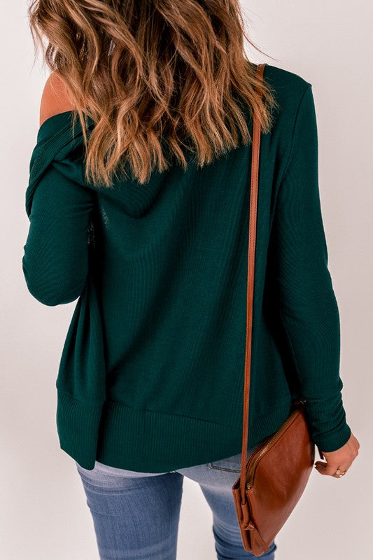 Button Up Knit Cardigan