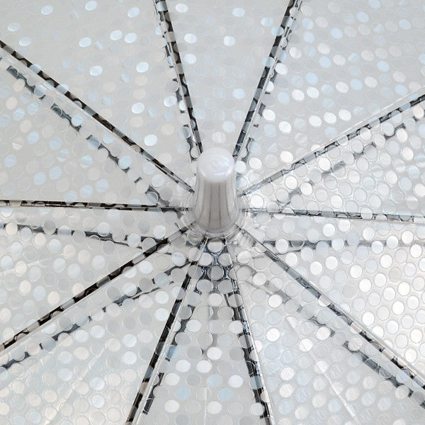 Clear Polka Dot Pattern Umbrella