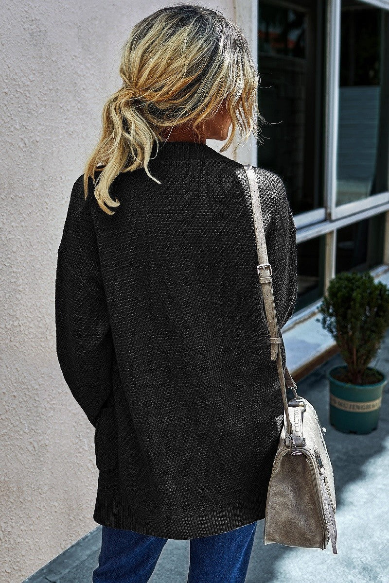 Casual Knit Cardigan with Pockets