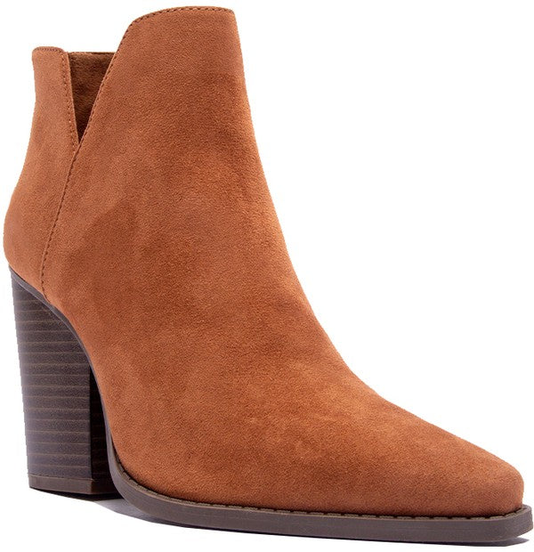 Rear Zipper Ankle Booties