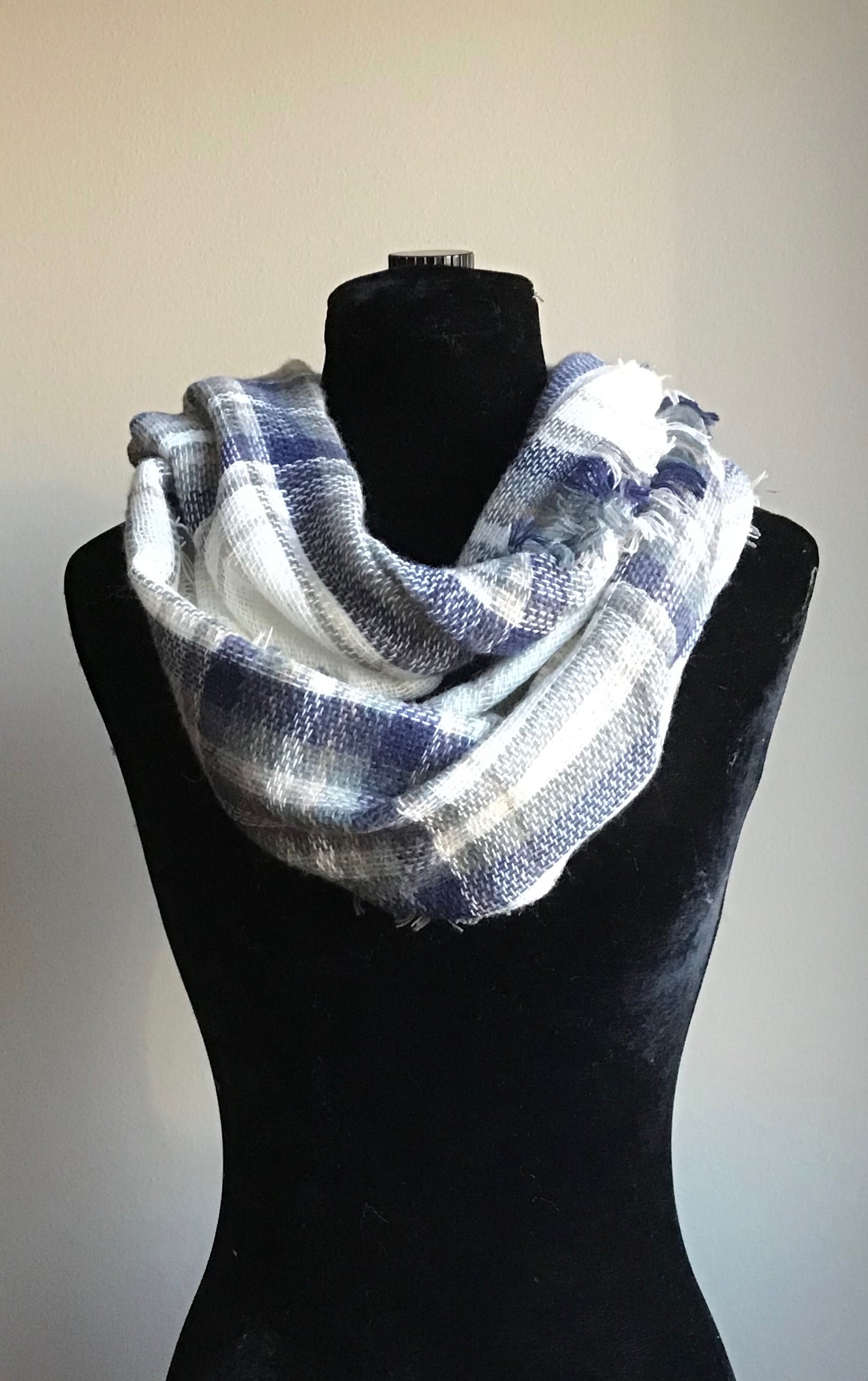 Checker Plaid Infinity Scarves