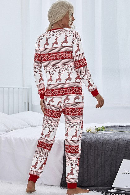 Christmas Print Pajama Set