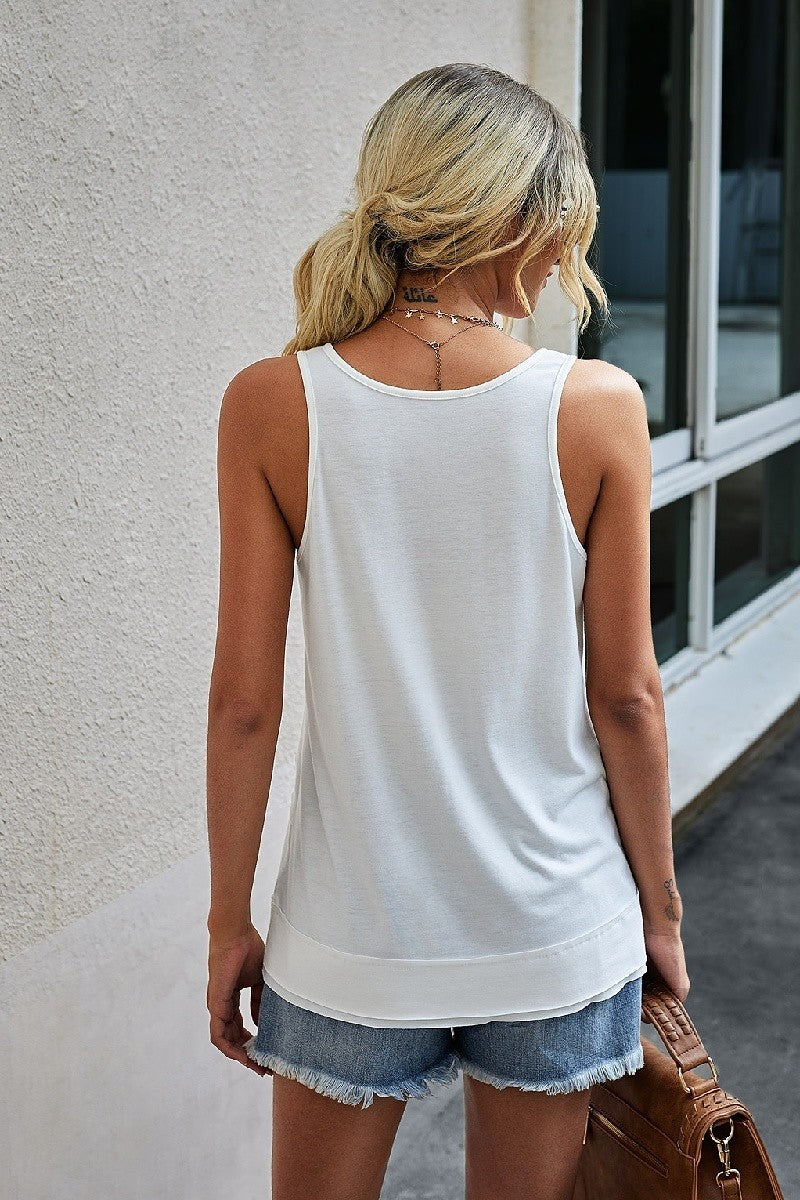Lightweight Button Down Tank