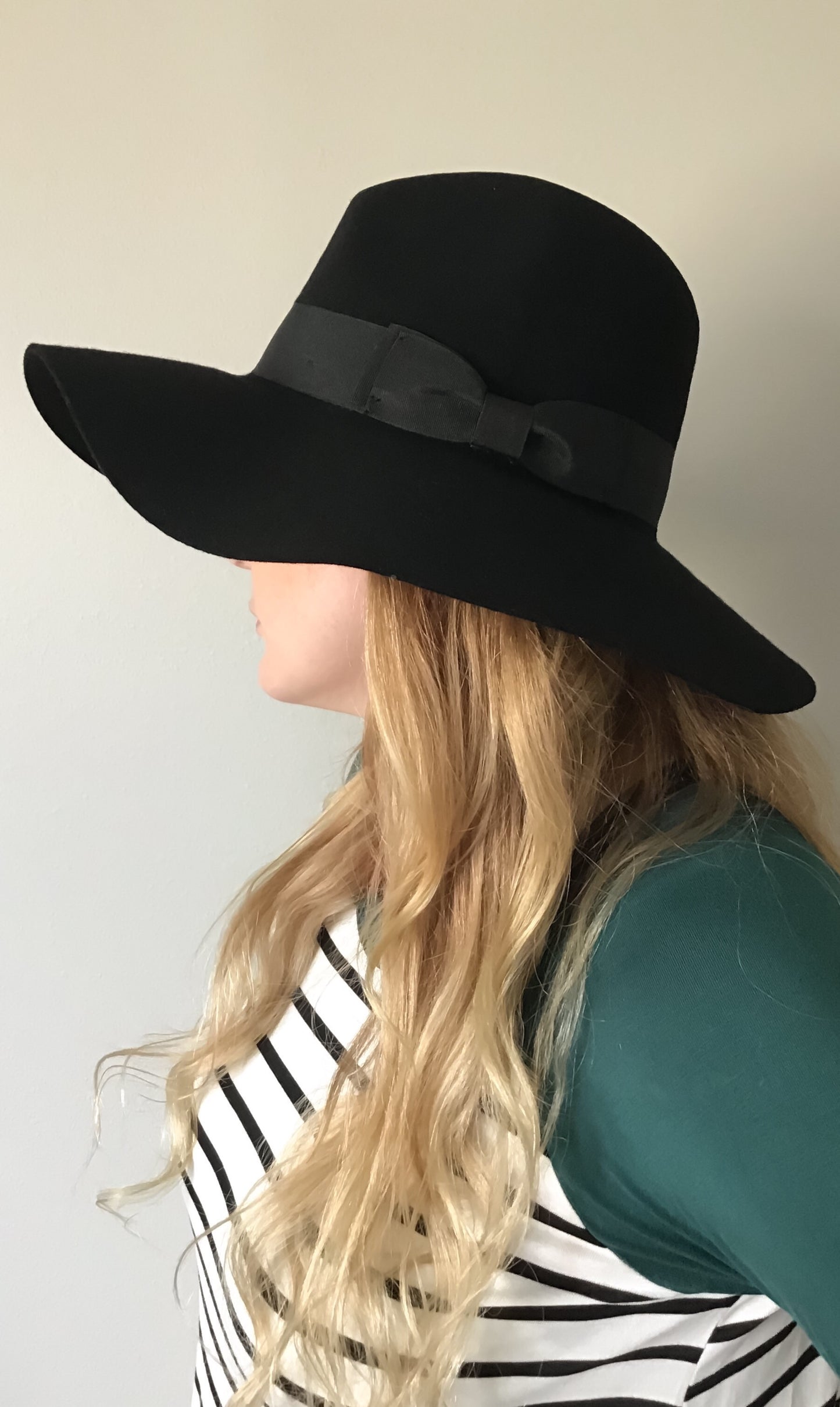 Wide Brim Felt Floppy Hat