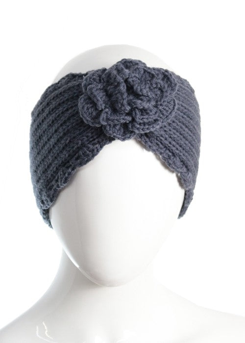 Flower Knitted Headband