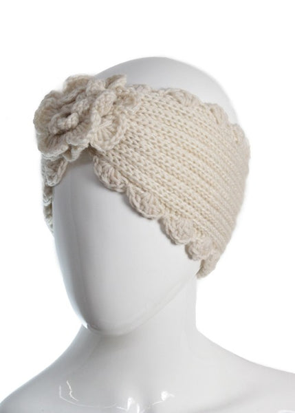 Flower Knitted Headband