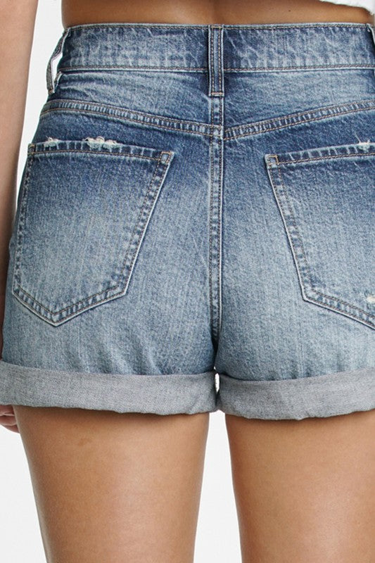 Olivia Ultra High Rise Mom Shorts