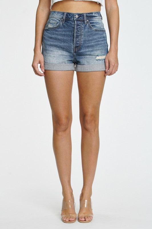 Olivia Ultra High Rise Mom Shorts