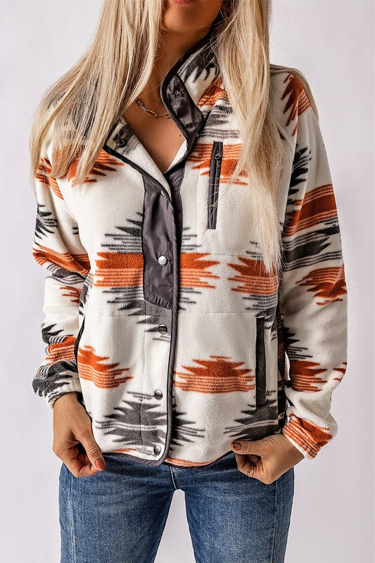 Western Aztec Fleece Jacket