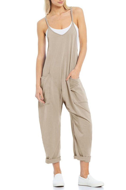 V-Neck Jumpsuit