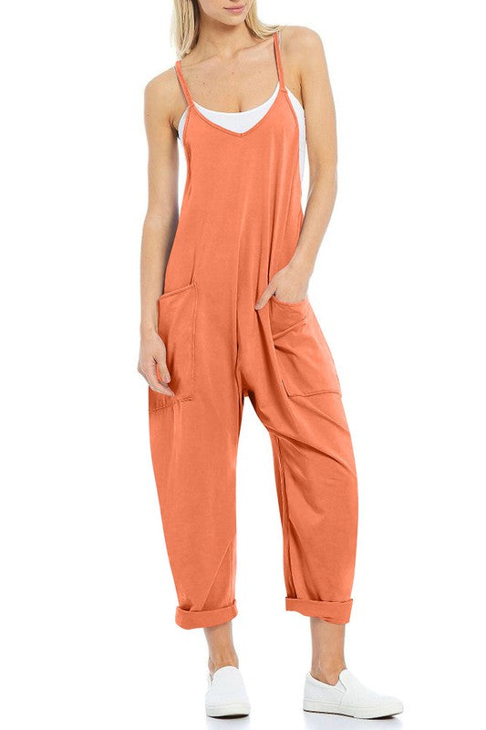 V-Neck Jumpsuit