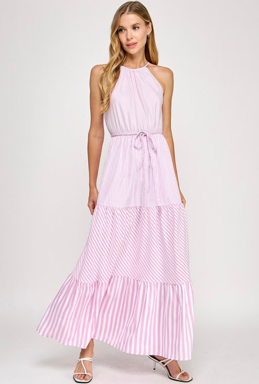 Striped Maxi Dress