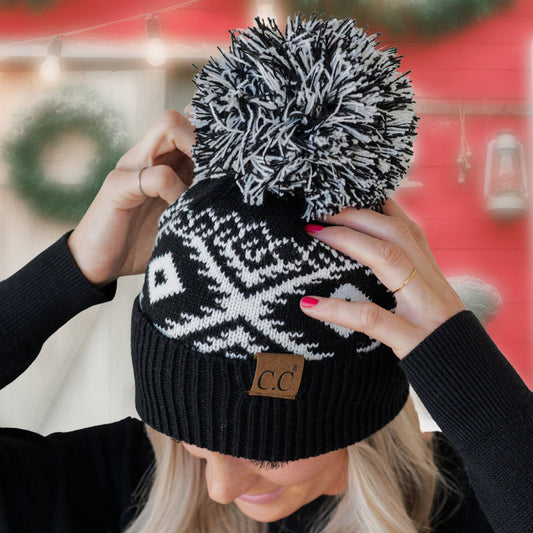 CC Aztec Print Beanie