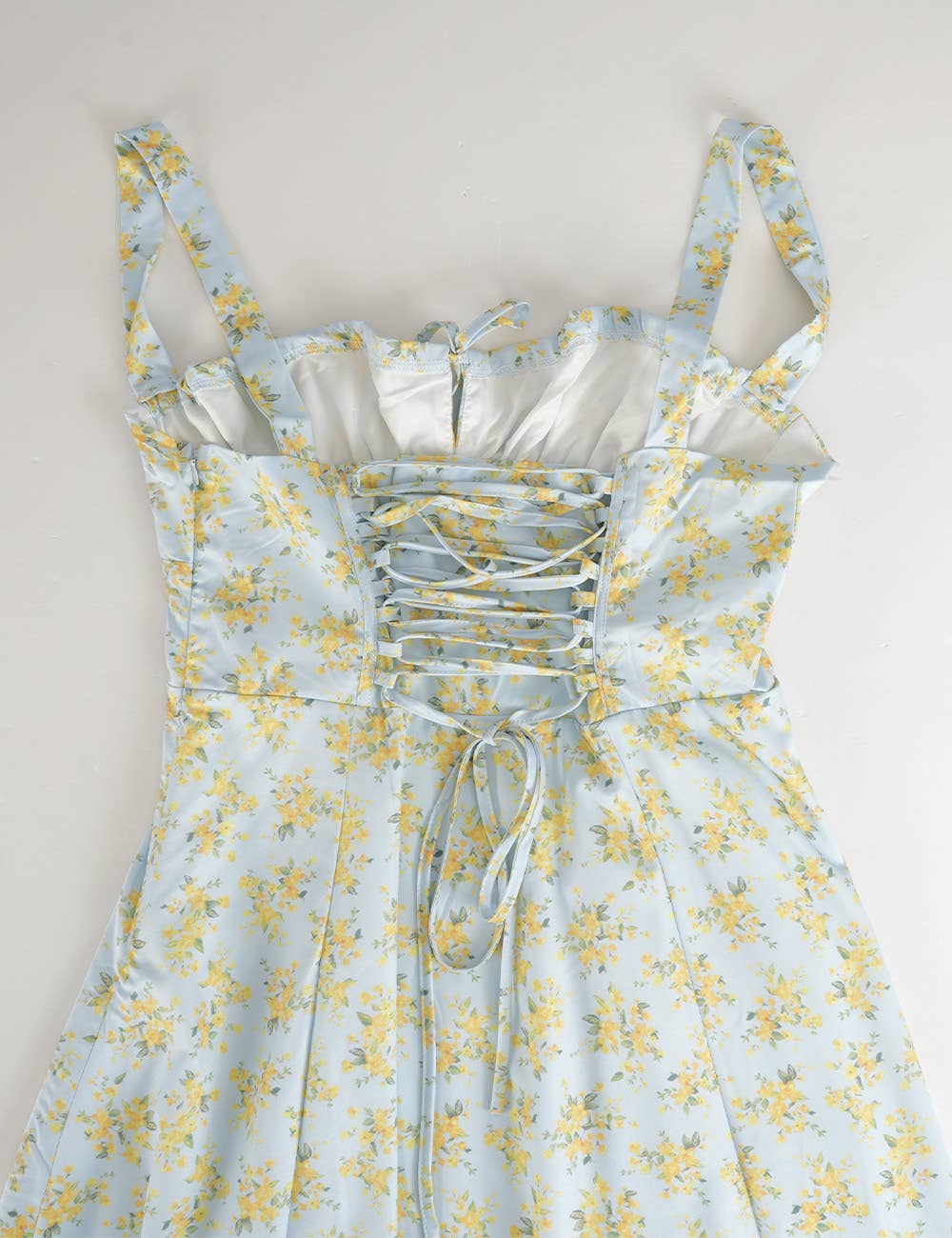 Floral Corset Midi Dress