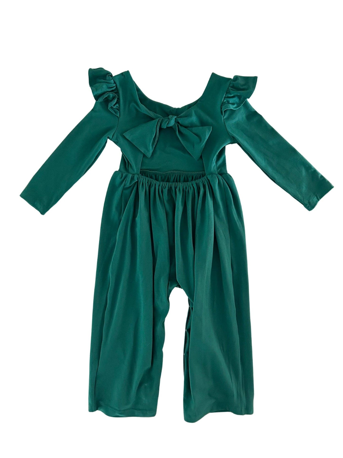 Girls Emerald Long Sleeve Jumpsuit