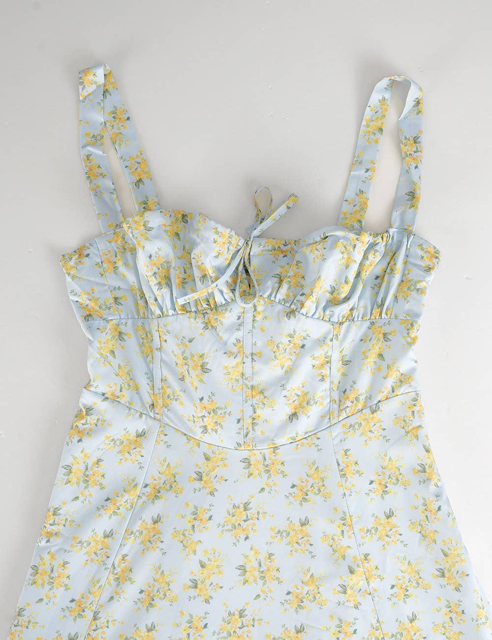 Floral Corset Midi Dress
