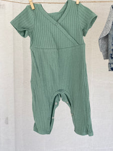 Baby Girl Ribbed Jumpsuit
