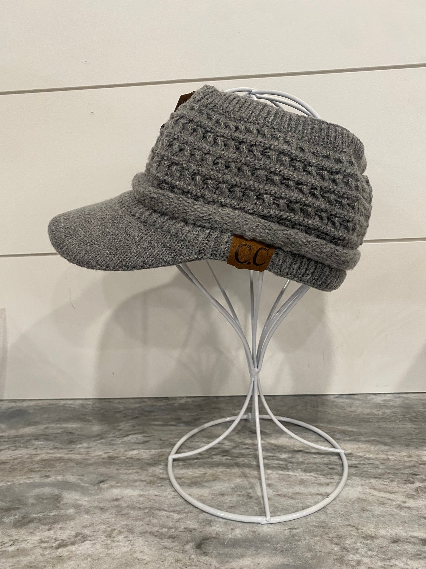 C.C Brand Knitted Visor