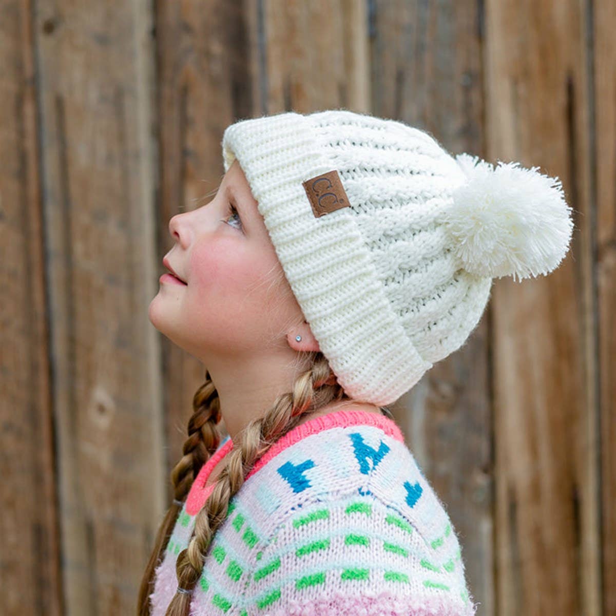 CC Kids Double Pom Beanie