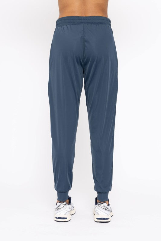 Solid Pleated Front Joggers