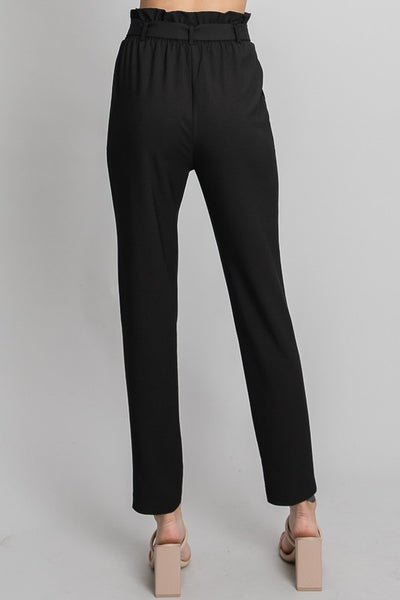 Front Tie Waist Trousers