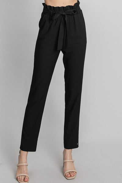 Front Tie Waist Trousers