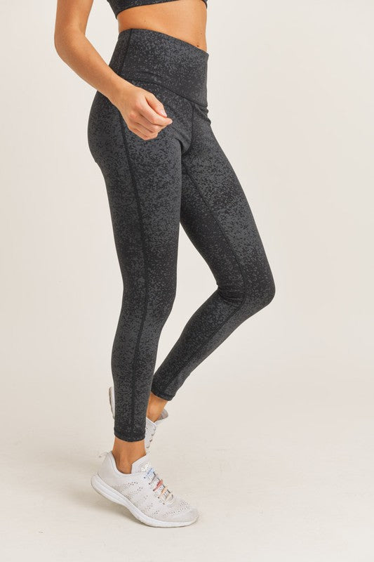 Mono B Flake Foil Highwaist Leggings